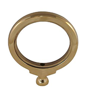 Medallion -brass, round, 74mm